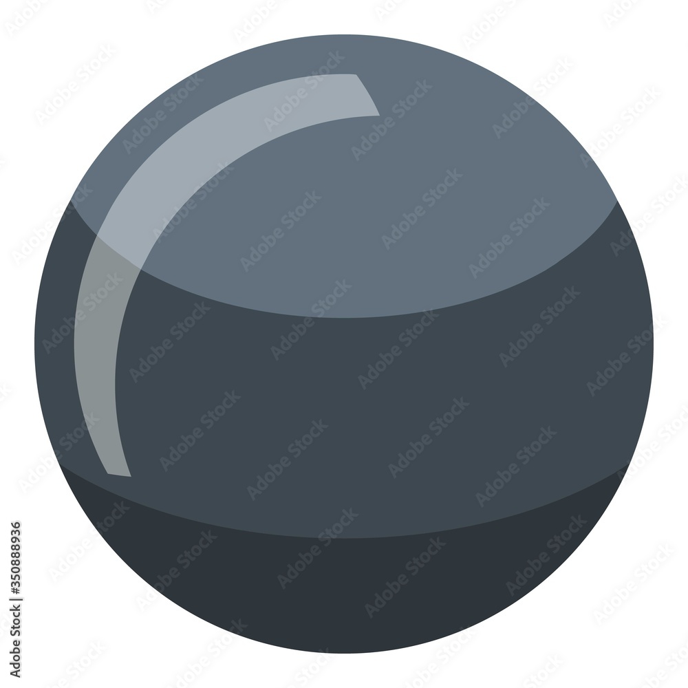 Black pearl icon. Isometric of black pearl vector icon for web design isolated on white background Black pearl icon. Isometric of black pearl vector icon for web design isolated on white background