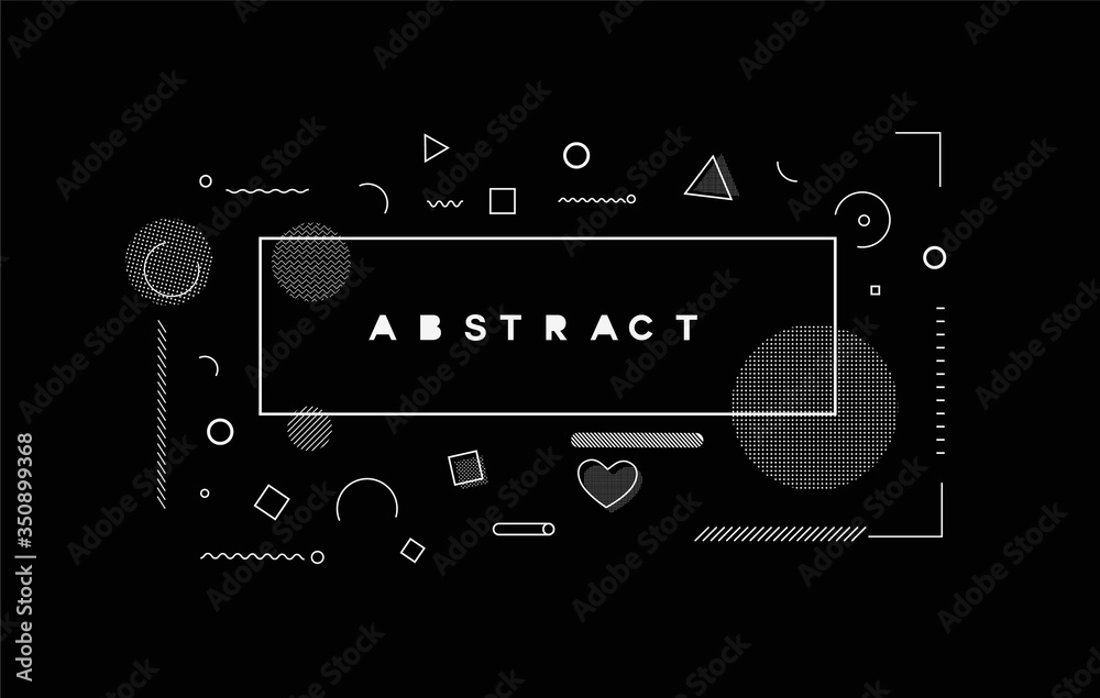 Fototapeta premium Abstract geometric background Use for modern design, cover, poster, template, brochure, decorated, flyer, banner.