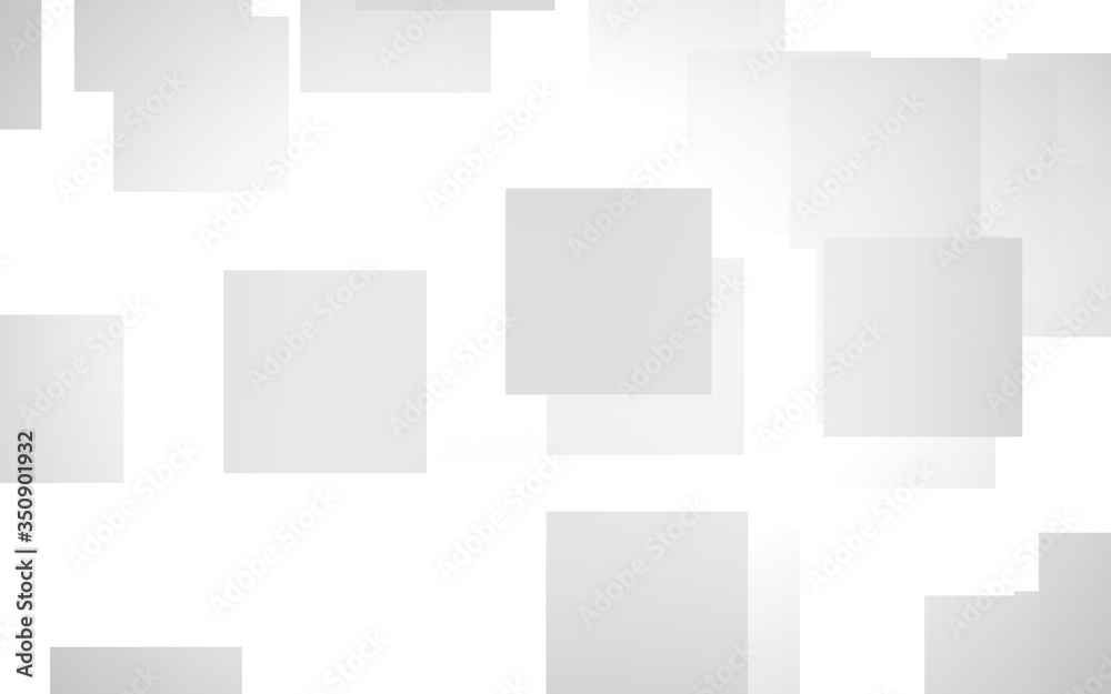 White abstract background. Misty backdrop with grey squares. 3D illustration White abstract background. Misty backdrop with grey squares. 3D illustration