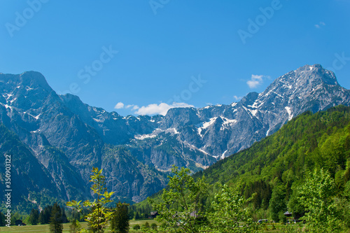 mountain landscape in the alps, Grünau Austria