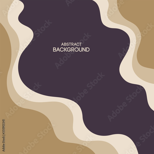 Abstract liquid shapes background. Smooth geometric shapes composition. Applicable for covers  placards  posters  brochures  flyers  banner designs. Color layered vector illustration.
