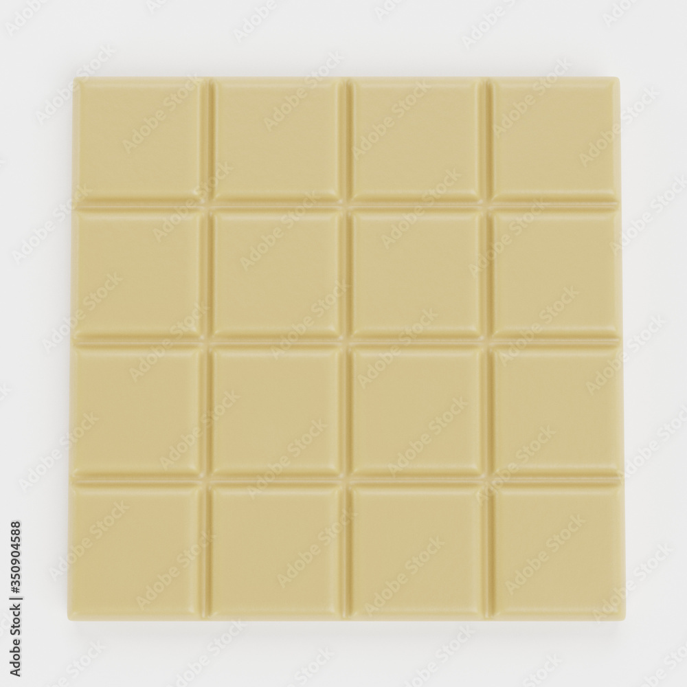 Realistic 3D Render of Chocolate Bar Realistic 3D Render of Chocolate Bar