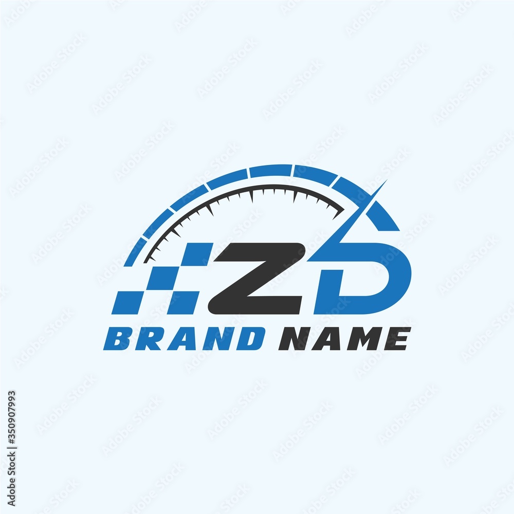 Letter Z D logo icon design template elements Letter Z D logo icon design template elements