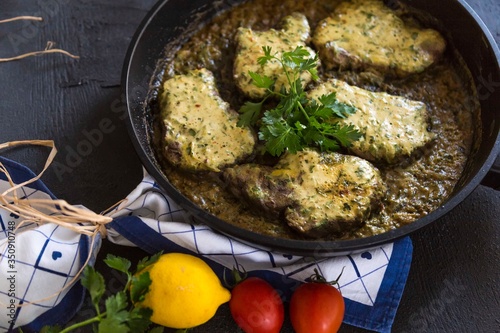 meat with vegetables
