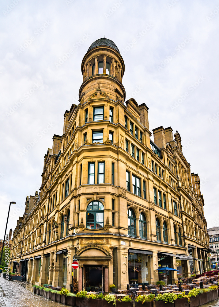 Fototapeta premium Corn Exchange, a historic building in Manchester, England