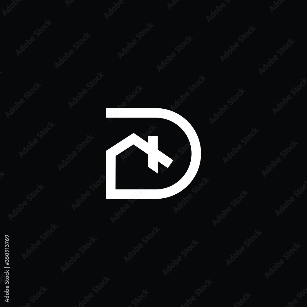 Letter D in vector for Real Estate , Property and Construction Logo design for business corporate sign. Minimal logo design template on white background. Letter D in vector for Real Estate , Property and Construction Logo design for business corporate sign. Minimal logo design template on white background.