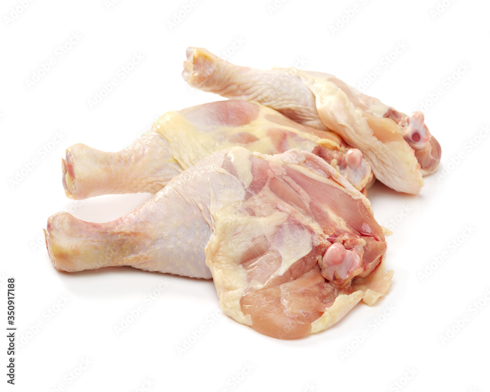 Chicken legs on white background Chicken legs on white background