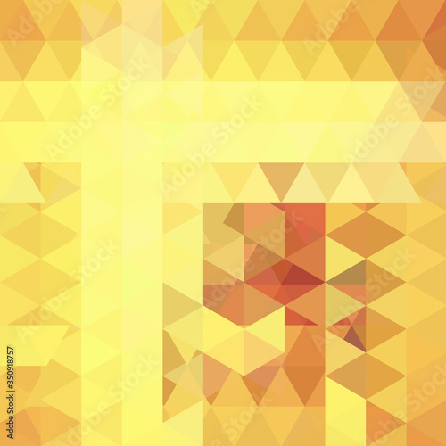 Abstract geometric style yellow background. Yellow business background Vector illustration