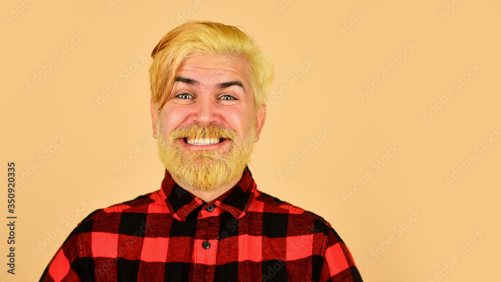 Coloring beard. Sign of wealth and status. For full beard looking after