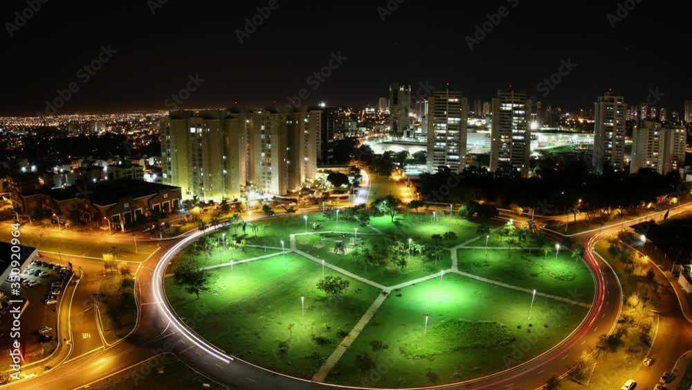 Time lapse South Zone in Ribeirao Preto city. Sao Paulo State. Brazil Time lapse South Zone in Ribeirao Preto city. Sao Paulo State. Brazil