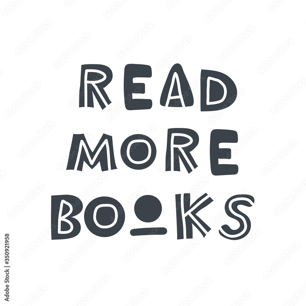 Hand-drawn lettering in sloppy style. Scandinavian doodles. Vector isolated motivation illustration