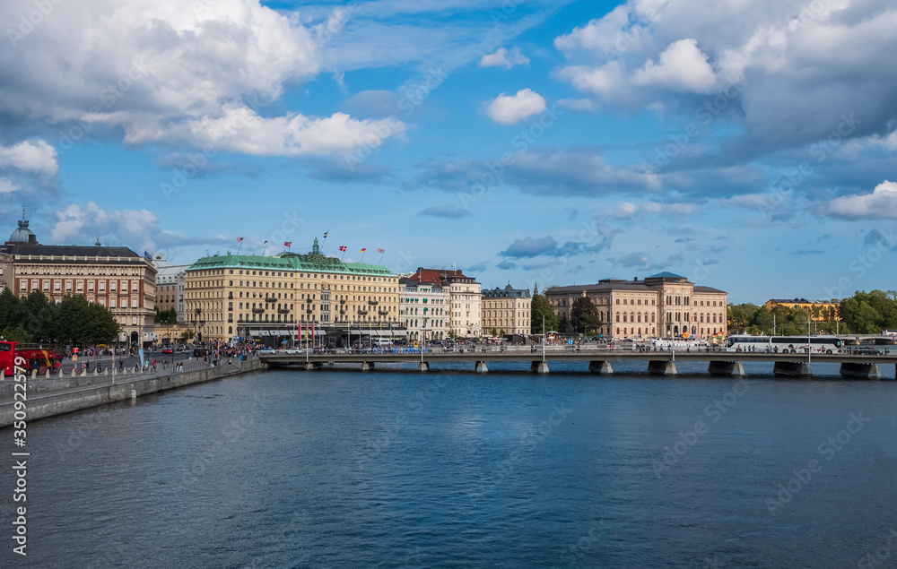 Stokholm sunny cityview in august 2018