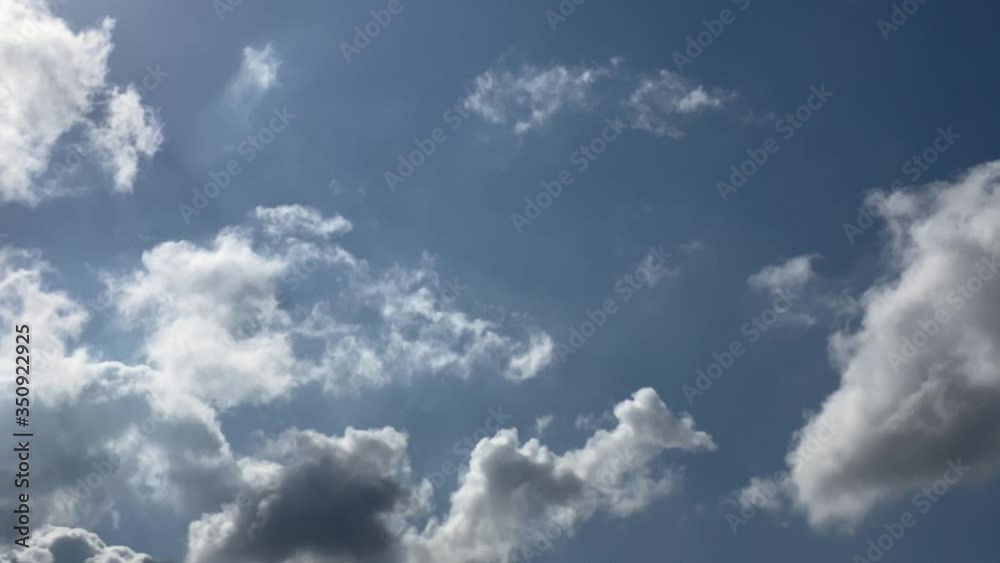青空に散る積雲 タイムラプス 青空に散る積雲 タイムラプス