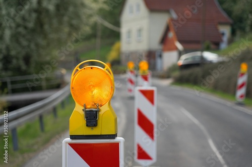 Baustelle im Dorf - Goldlauter-Heidersbach