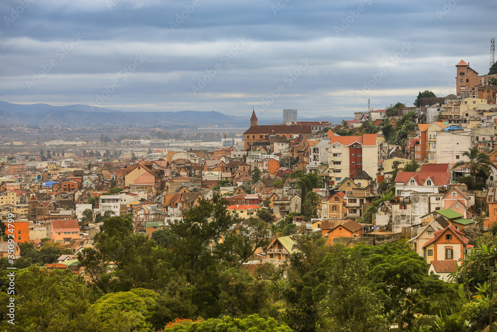 View of the Antananarivo from the observation deck.