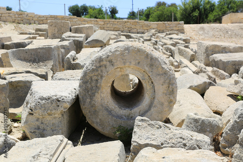 ruins of Amathus anticue city in Cyprus