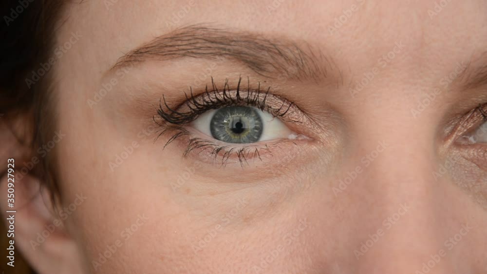 Eyes of a young charming girl Eyes of a young charming girl