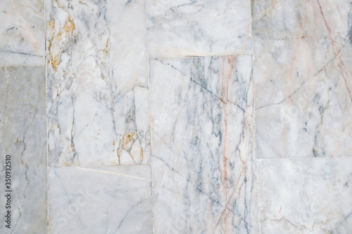 Vintage white marble floor texture © themorningglory