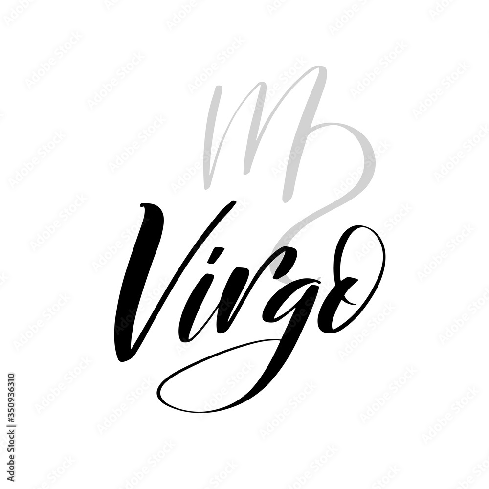 Obraz premium Vector calligraphy illustration isolated on white background.