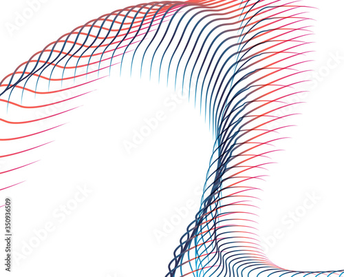 Abstract background blend wave line design for Wallpaper, Banner, Background, Card, Book Illustration, landing page