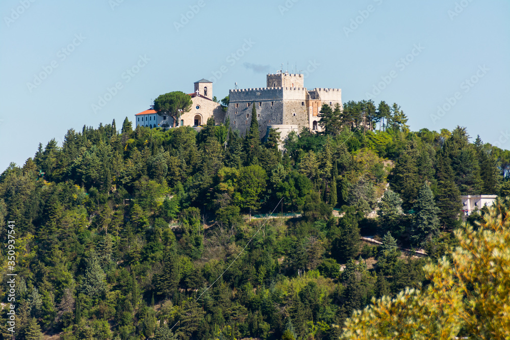 Monforte castle, Campobasso city in Molise