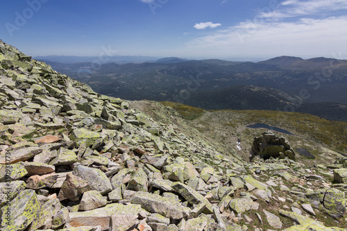 View of the surrounding area of Peñalara mountain in Madrid (Spain) © julen