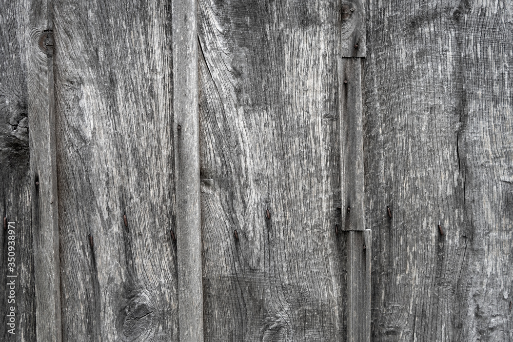 Rustic weathered barn wood background. Black and white. Rustic weathered barn wood background. Black and white.