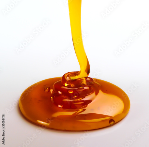 Honey Pour against white background