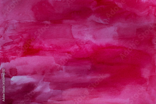 Abstract pink colorful watercolor background