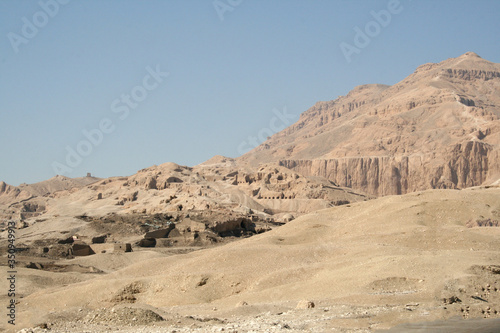 Mountains on the Nile photographed on vacation in winter