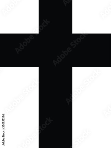 easy to use illustration vector icon of Christ cross