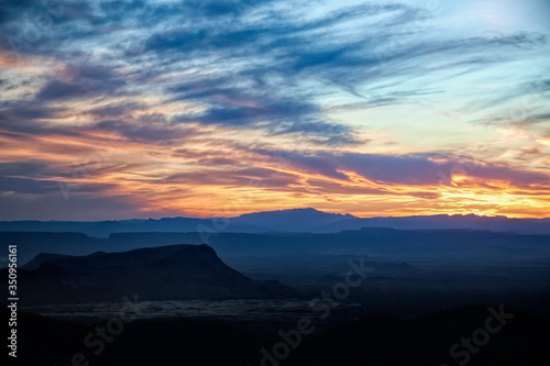 Beautiful Sunset in Big Bend National Park