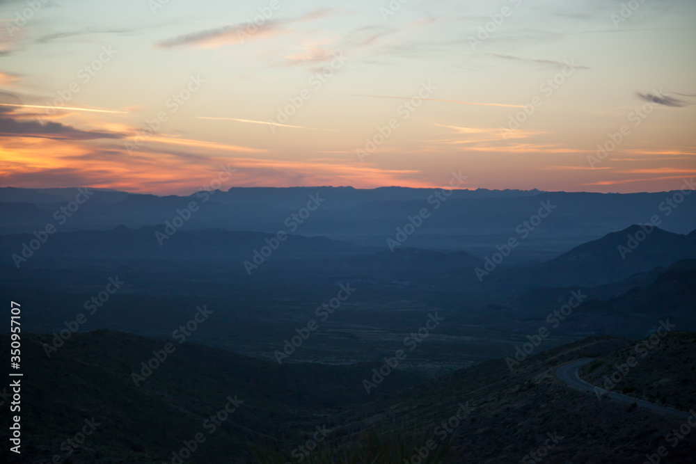 Beautiful Sunset in Big Bend National Park