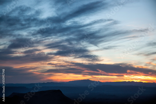Beautiful Sunset in Big Bend National Park © Allen Penton