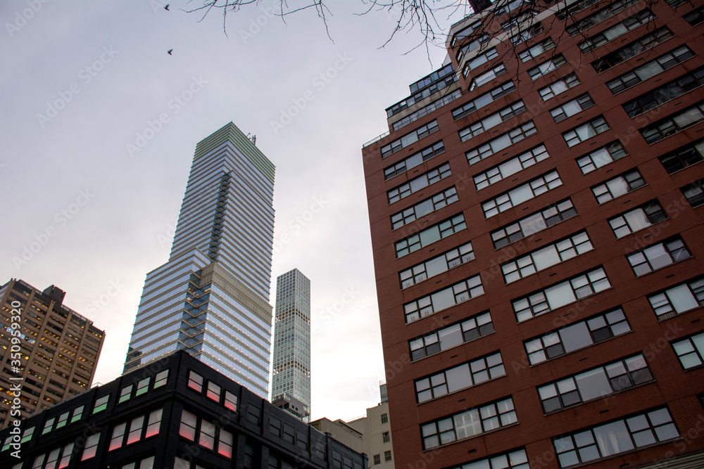 Obraz premium new york city skyscrapers