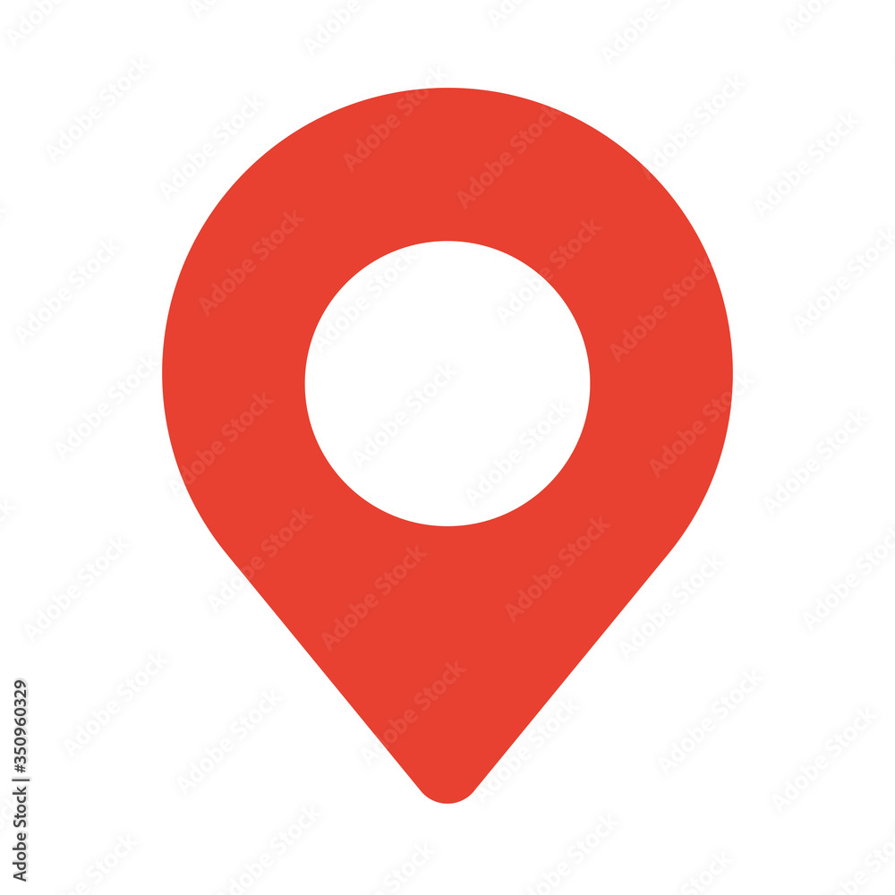 pin pointer location isolated icon pin pointer location isolated icon
