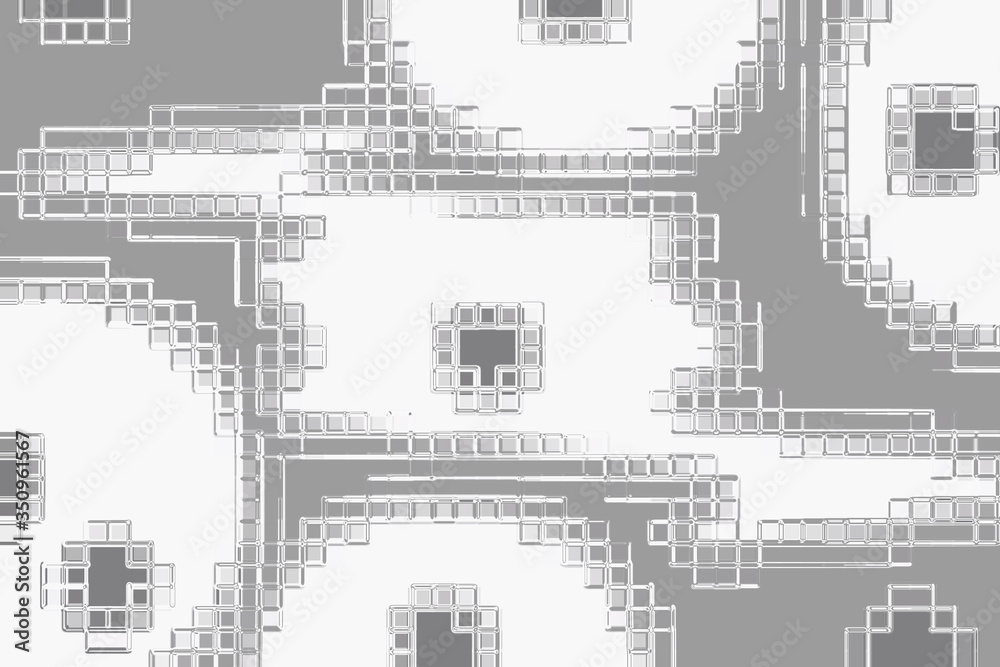 Abstract digital pattern for technology, computer concept 