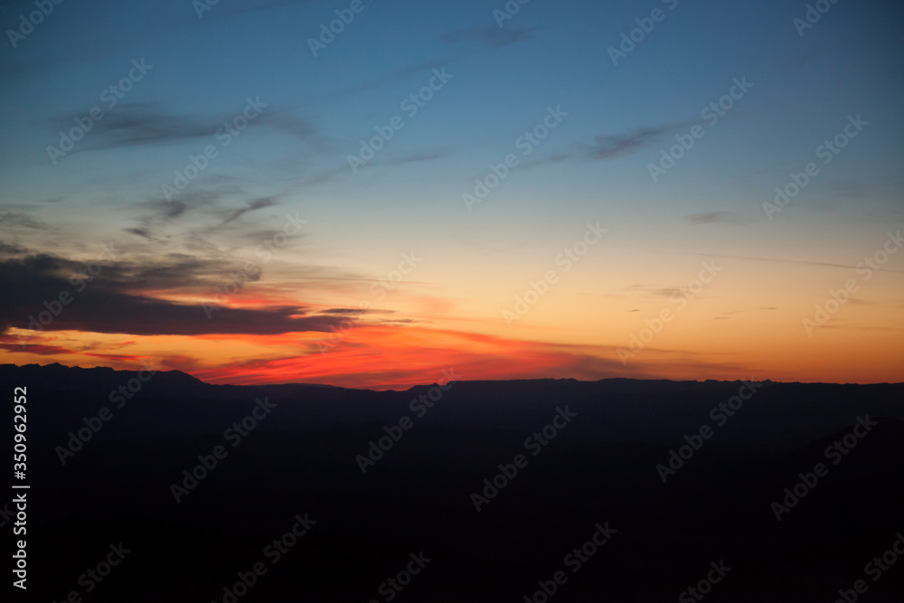 Beautiful Sunset in Big Bend National Park Beautiful Sunset in Big Bend National Park