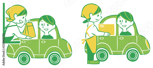 ドライブスルー　買い物