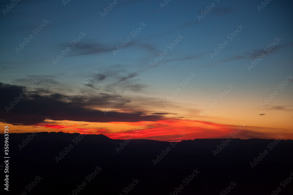 Obraz premium Sunset in the Desert