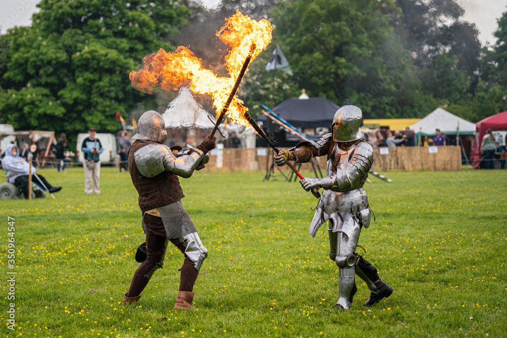 Knights fighting with Fire Knights fighting with Fire