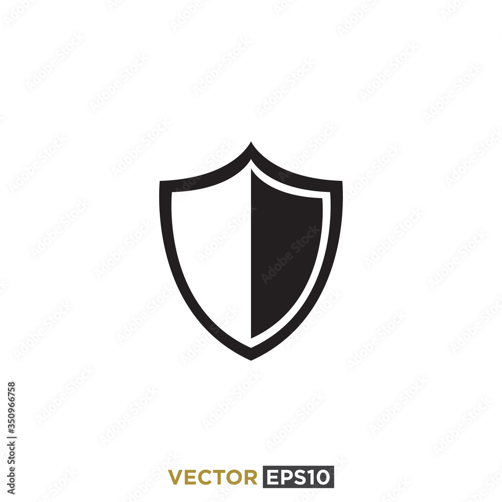 Shield Protection Icon Design Vector Illustration Shield Protection Icon Design Vector Illustration