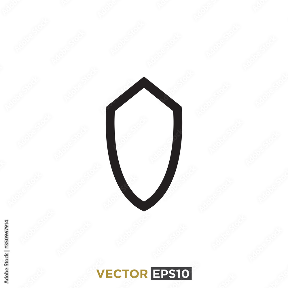 Shield Protection Icon Design Vector Illustration Shield Protection Icon Design Vector Illustration