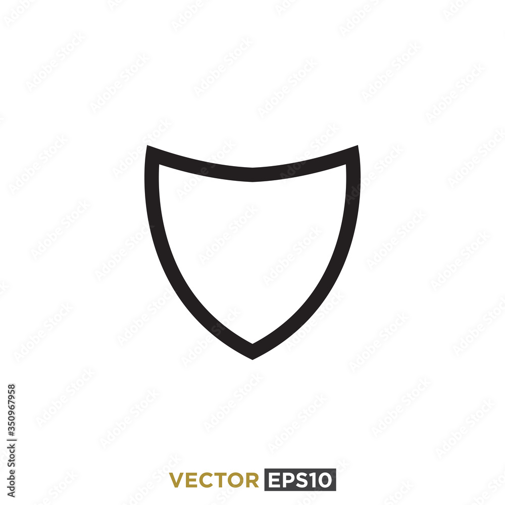 Shield Protection Icon Design Vector Illustration Shield Protection Icon Design Vector Illustration
