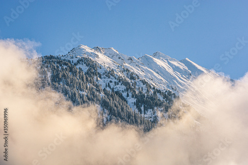 mountain landscape in winter, Austria 