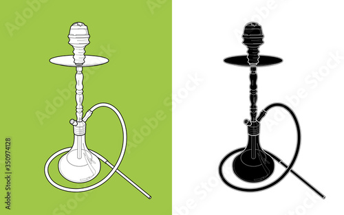 Hookah smoking device.