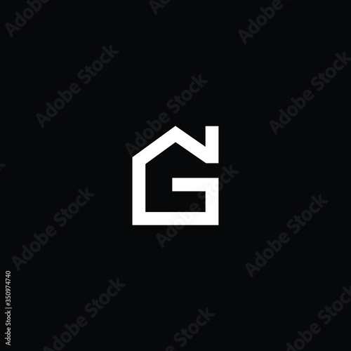 Letter G in vector for Real Estate , Property and Construction Logo design for business corporate sign. Minimal logo design template on white background.