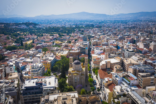 Aerial view of Metropolitan Cathedral of Athens © Mariana Ianovska