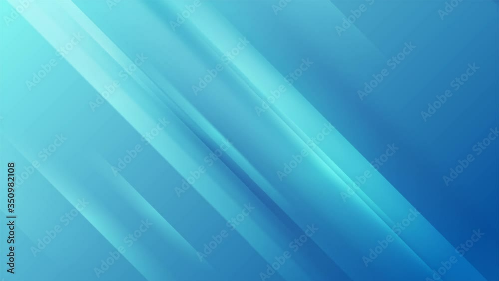 Bright blue shiny stripes abstract concept motion background. Seamless looping. Video animation Ultra HD 4K 3840x2160