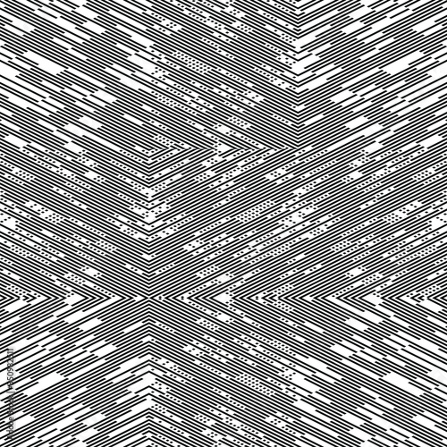 Oblique pattern with black lines